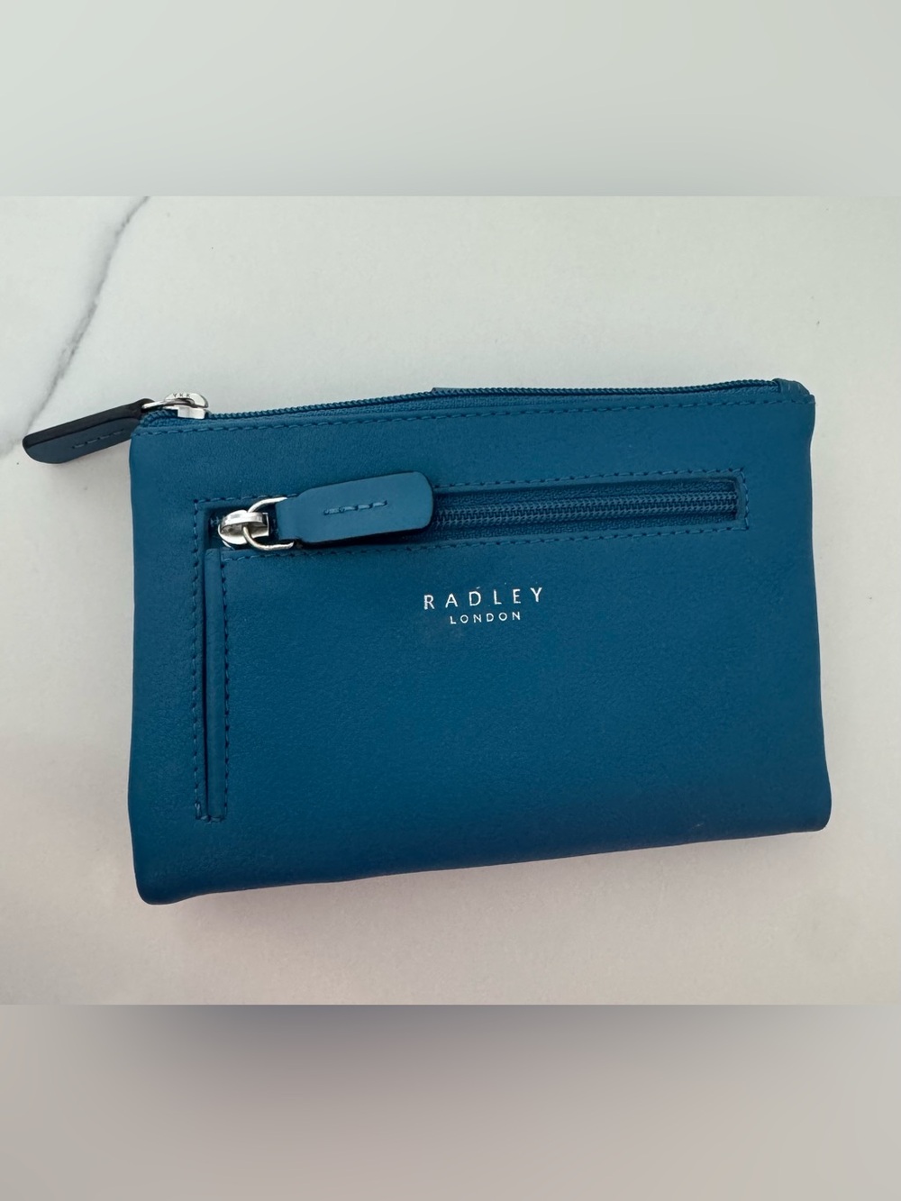RADLEY LONDON Teal Zip Coin Purse with Front Pocket Wallet